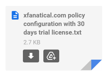 Safe Doc Trial License Policy Configuration Email Attachment
