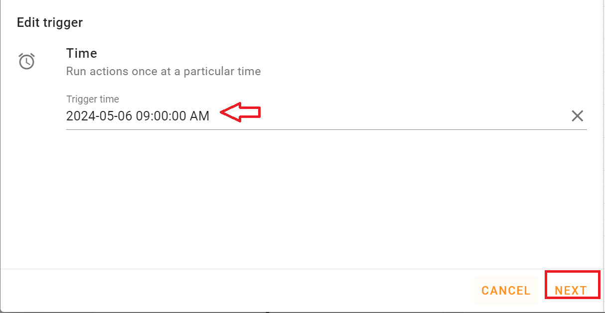 Edit the Time Trigger Acoording to your Time Zone in xFanatical Foresight