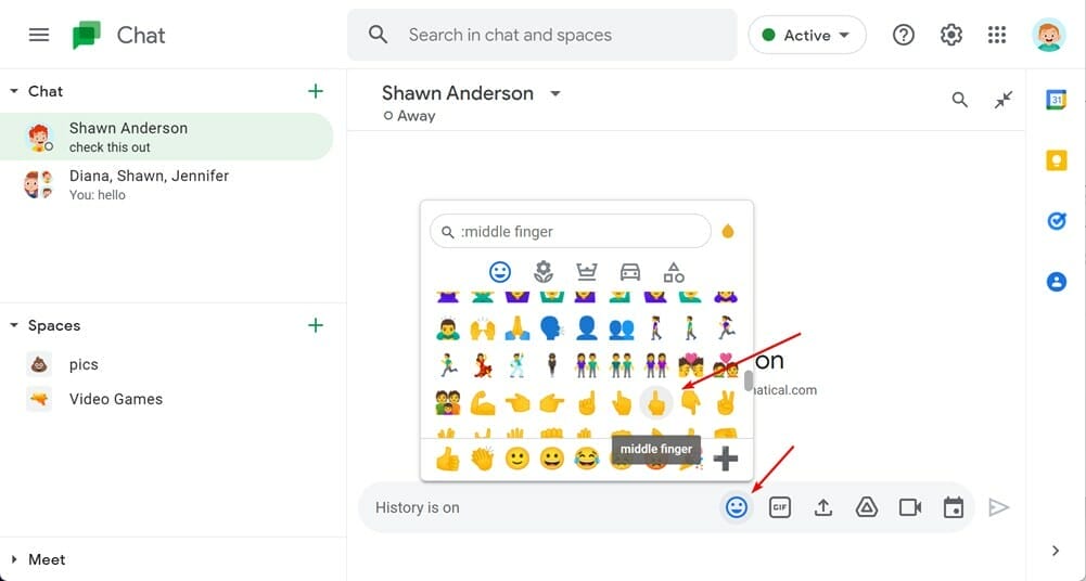Safe Doc also removes the inappropriate emojis in Google Chats