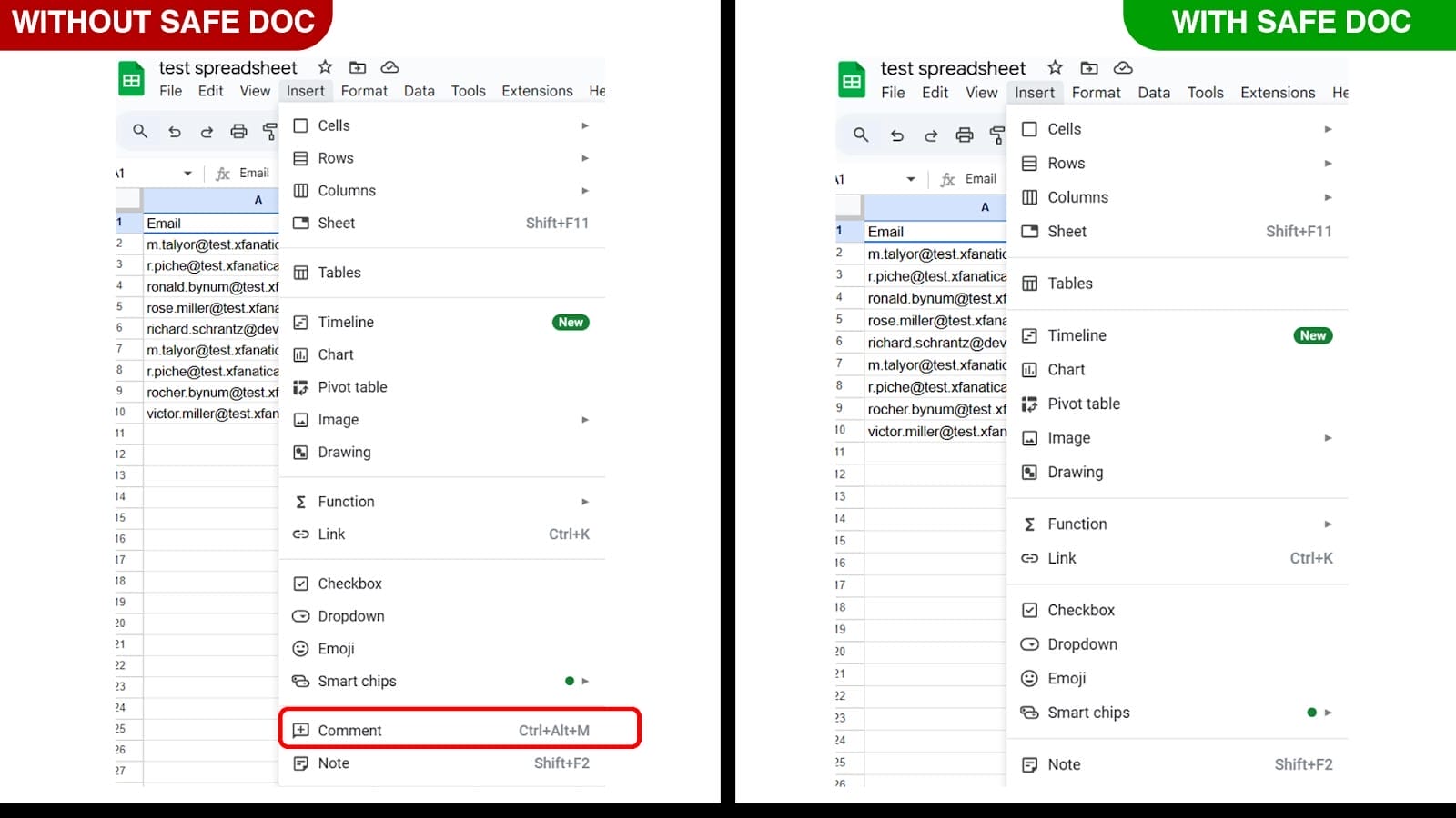 xFanatical Safe Doc hides Insert srcset=