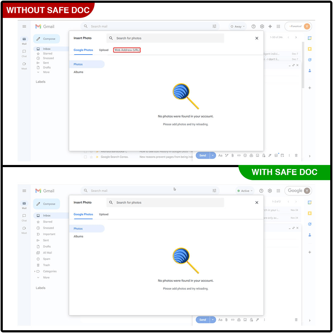 Disable inserting image By URL