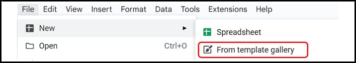 Restrict From a template in Google Sheets