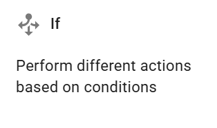 The If action to run different actions based on conditions for auto decline conflicting events of google calendar in xFanatical Foresight