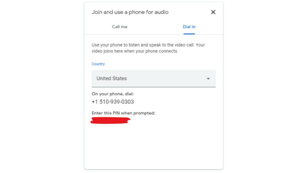 Disable Joining By Phone In Google Meet
