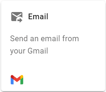 Click Add next action, and select Email action