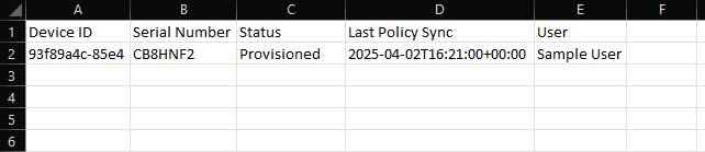 Sample CSV for bulk move chrome device to OU rule setup
