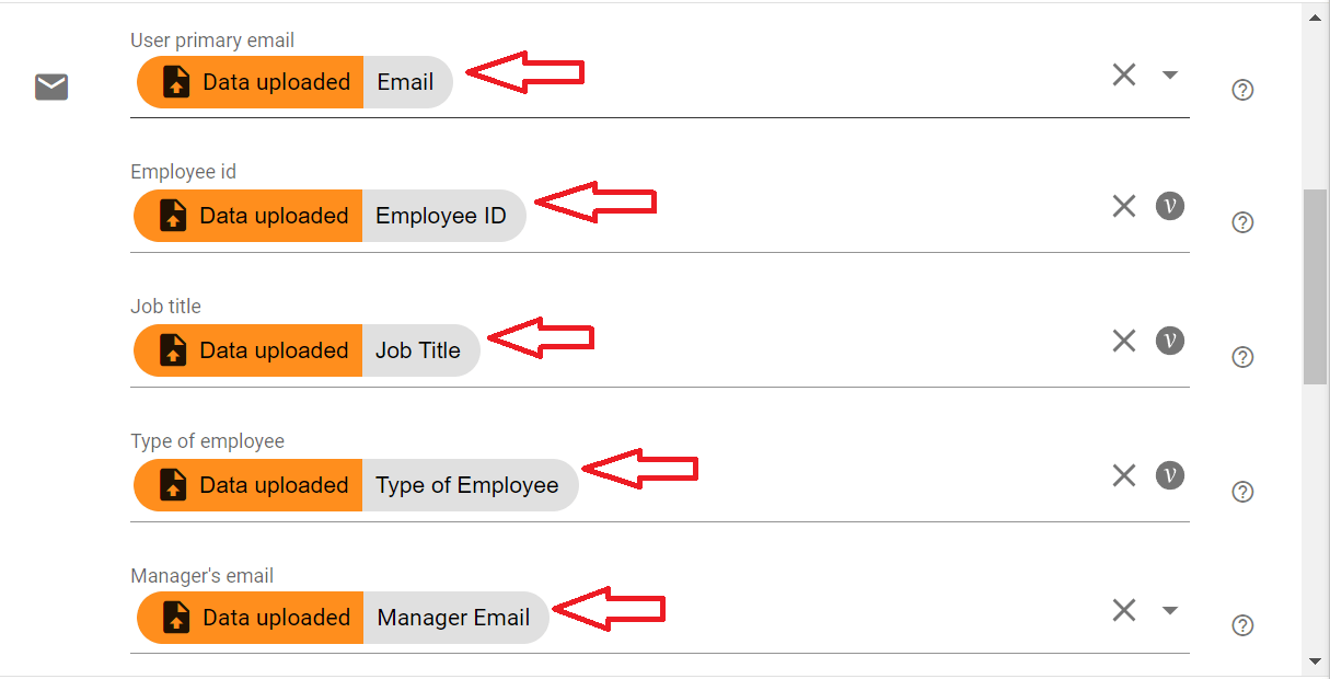 Select the respective values for each field visible in the screenshot and demo video, using the dropdown menu.