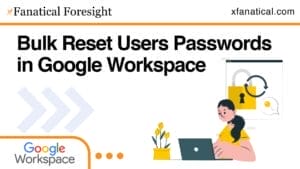 Bulk reset users passwords in Google Workspace