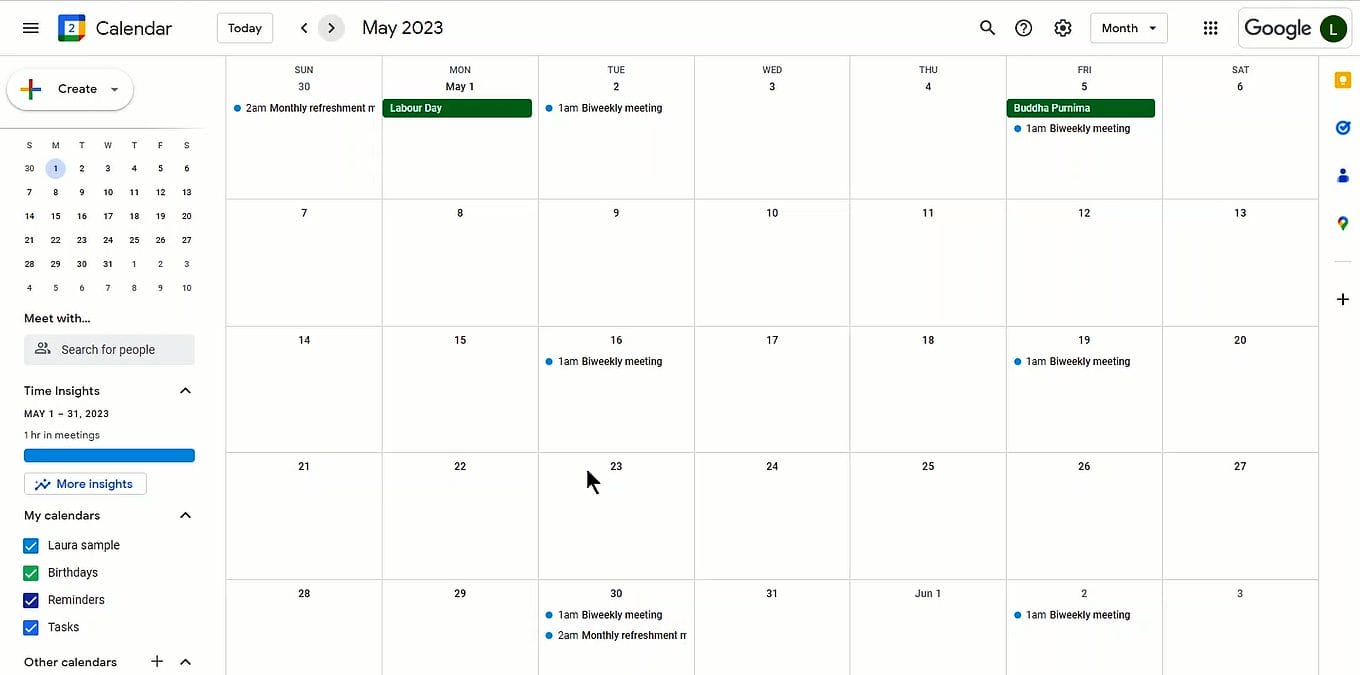 Bulk-create calendar events and save time