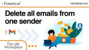 How to delete all emails from one sender