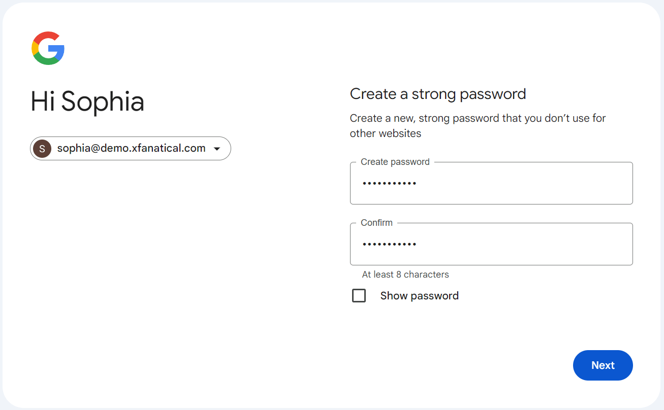 After attempting to log in with the old password, the user will be prompted to reset their password