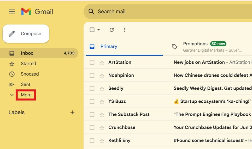 Gmail Interface- Automatically move Emails to a folder in Gmail