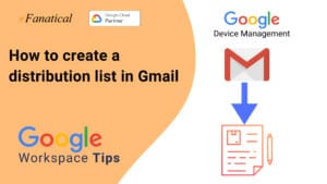 How to create a distribution list in Gmail