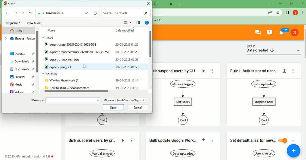 Learn how to bulk suspend users by group / OU