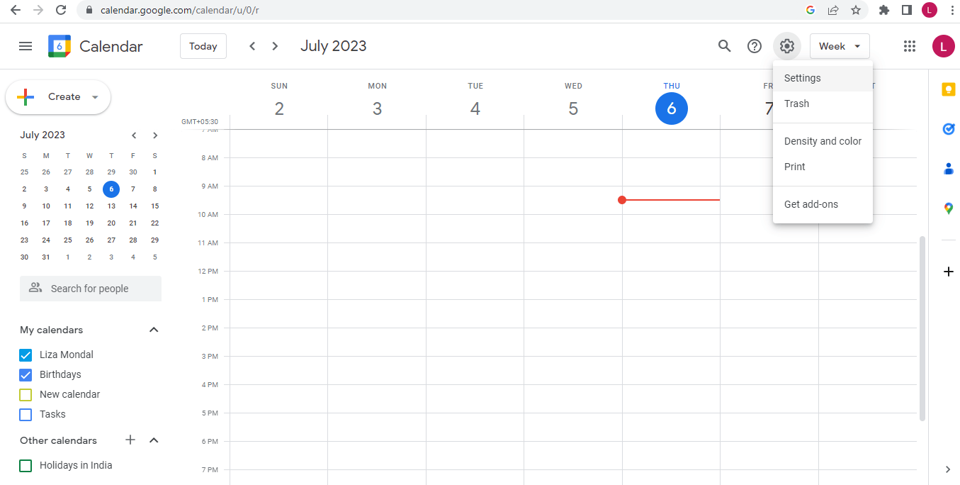 export Google Calendar to Excel