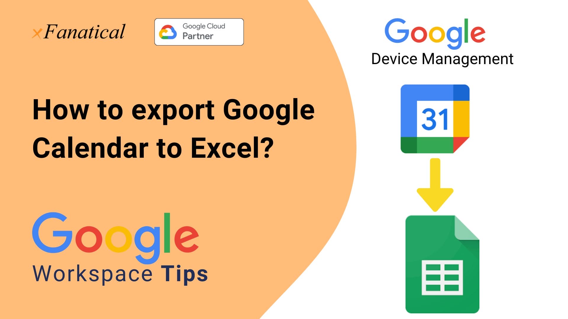 Export Google Calendar to Excel | xFanatical