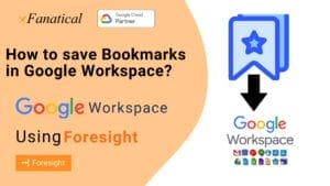 save Bookmark in Google workspace