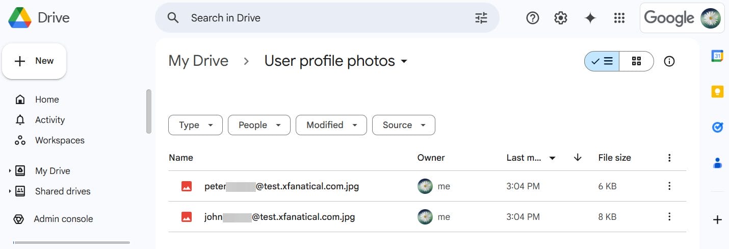 Google drive folder for profile photos to be updated.