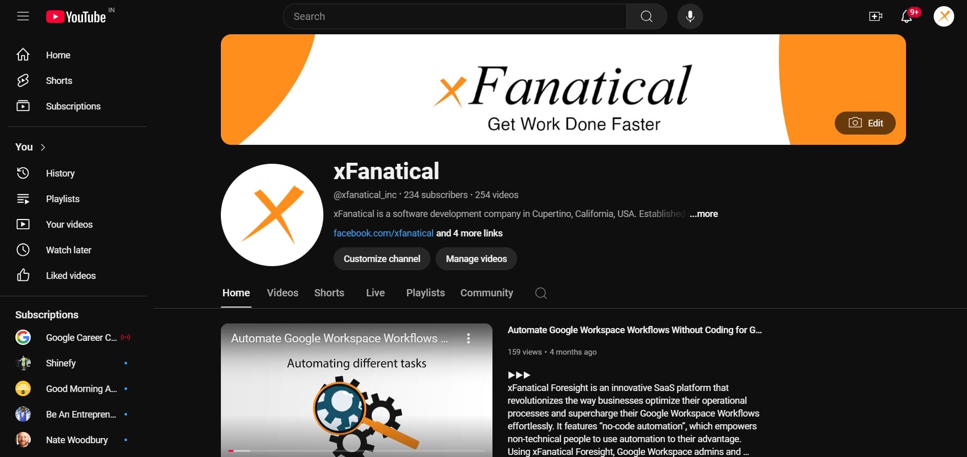 xFanatical YouTube