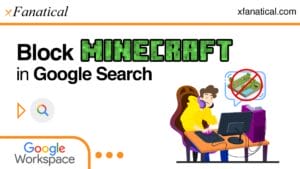 Block Minecraft in Google Search