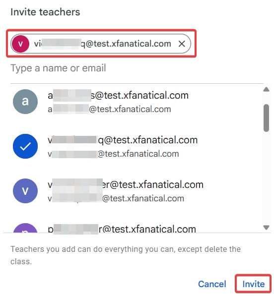 Add the New Owner as a Co-Teacher