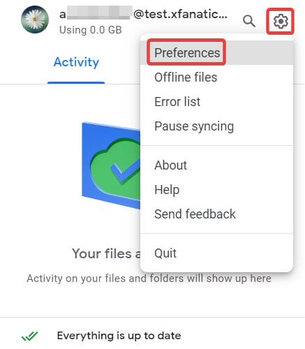 Choose Folders to Sync from Your Computer