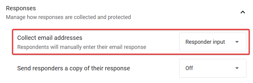 Collect Email Addresses