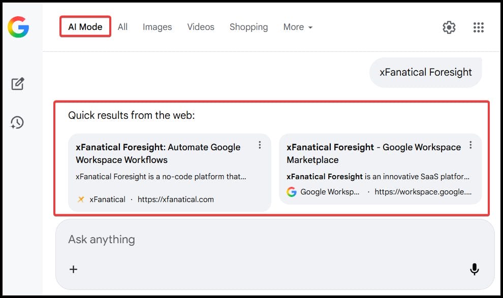 Block AI Mode in Google Search using Safe Doc