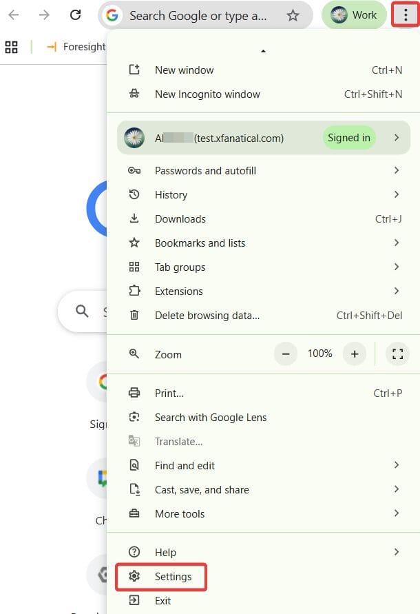 Change Account Language through Google Chrome Setting