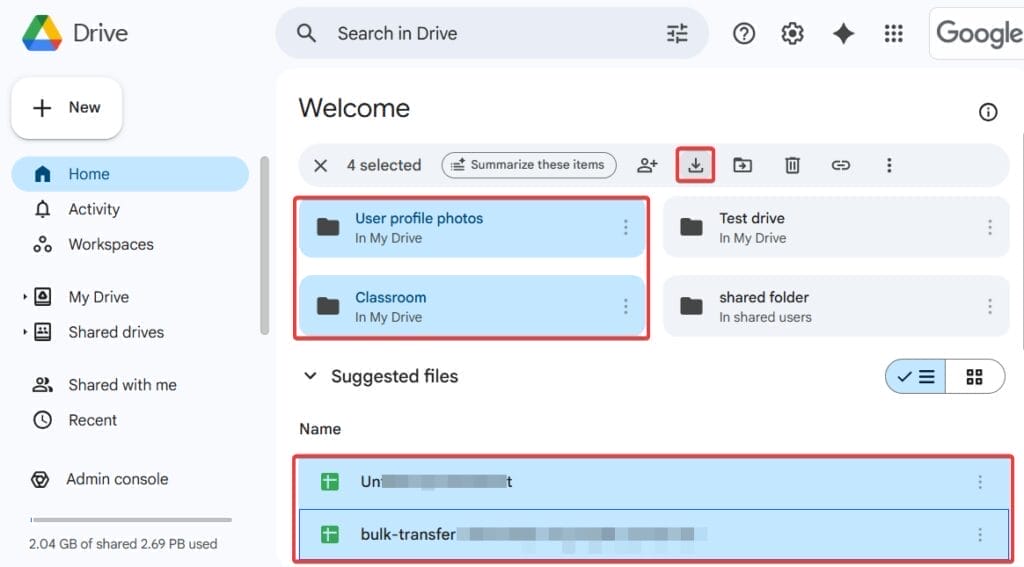 Download Files from Google Drive